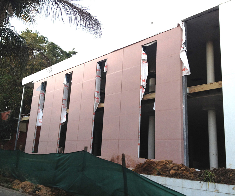 Wall Panels / Facades - SA Steel Frame Systems